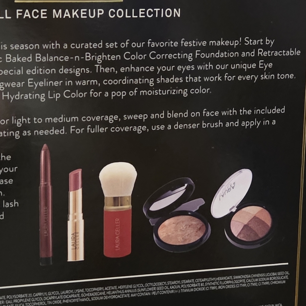 🎁Laura Geller Festive Favorites 5 Piece Full Face Makeup Collection Medium - Picture 7 of 8